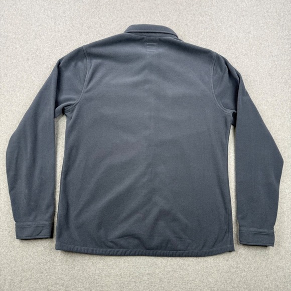 Vuori Shirt Jacket Mens Large Gray Aspen Fleece Warm Button Up Shacket V237 - Picture 7 of 14